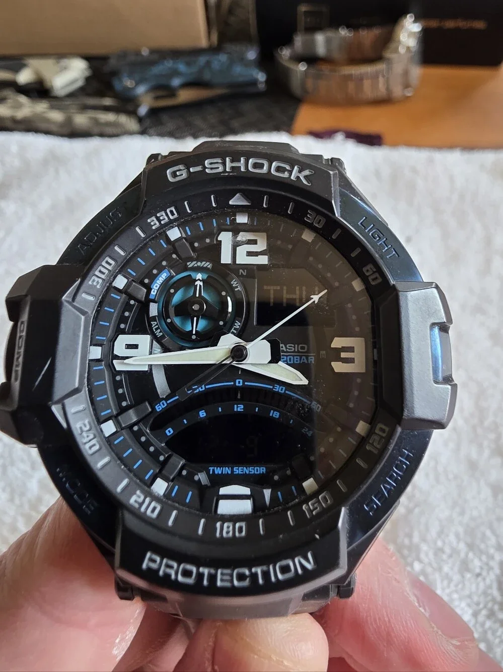 Casio GA1000-2B (5302) Gravity Master Aviation Blue Men's Watch